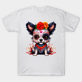 Dia de los Muertos Dog #6 T-Shirt